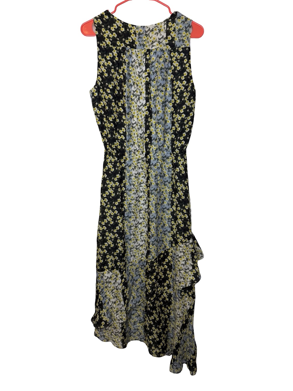 Nwt Parker Blossom Stripe Floral Asymmetrical Midi Dress Small — image 4 of 6